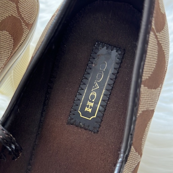 Coach Mary Janes size 9  Original Canvas signature Jacquard - Picture 6 of 6